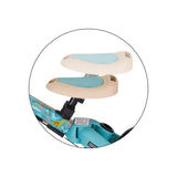 Tricicleta, Petite&Mars, Turbo, Editie limitata, 5 in 1, Multifunctionala, Vehicul de impins, Bicicleta cu/fara pedale, Cu maner de ghidaj, Detasabil, Roti din cauciuc, Pana la 25 kg, 1.5-5 ani, Dino Park