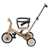 Tricicleta, Petite&Mars, Turbo, Editie limitata, 5 in 1, Multifunctionala, Vehicul de impins, Bicicleta cu/fara pedale, Cu maner de ghidaj, Detasabil, Roti din cauciuc, Pana la 25 kg, 1.5-5 ani, Llama Vibes