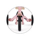 Tricicleta, Petite&Mars, Turbo, Editie limitata, 5 in 1, Multifunctionala, Vehicul de impins, Bicicleta cu/fara pedale, Cu maner de ghidaj, Detasabil, Roti din cauciuc, Pana la 25 kg, 1.5-5 ani, Rosy Wilderness