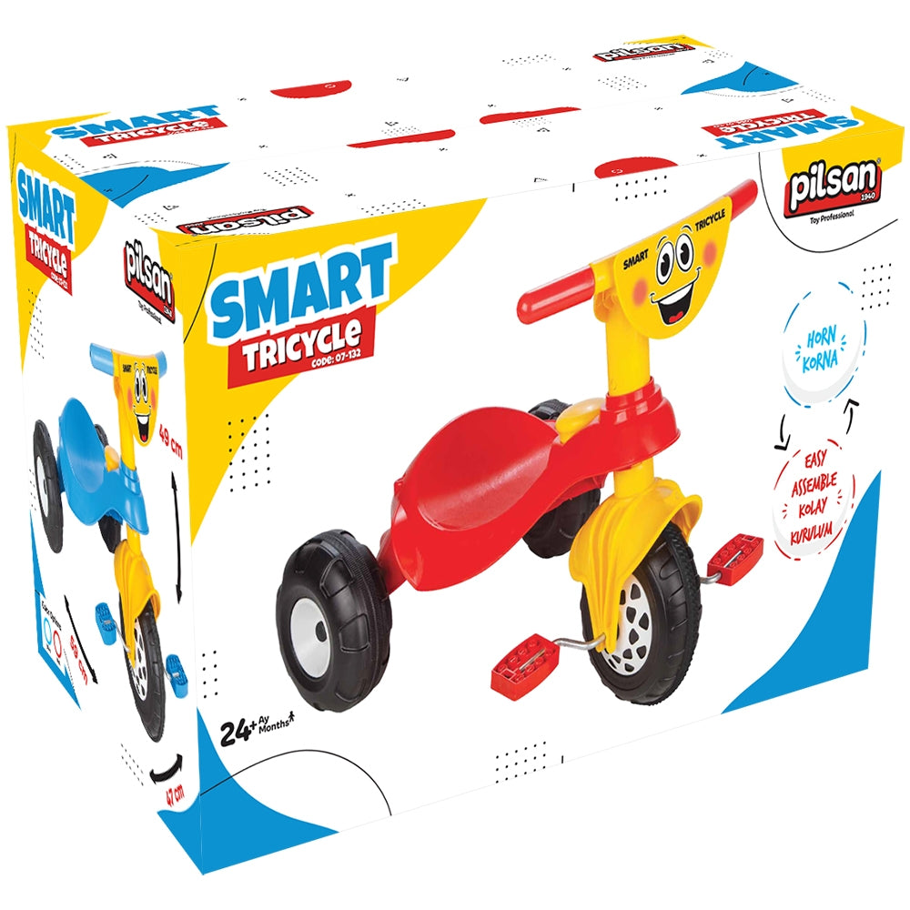 Tricicleta Pilsan Smart red - gogobaby.ro