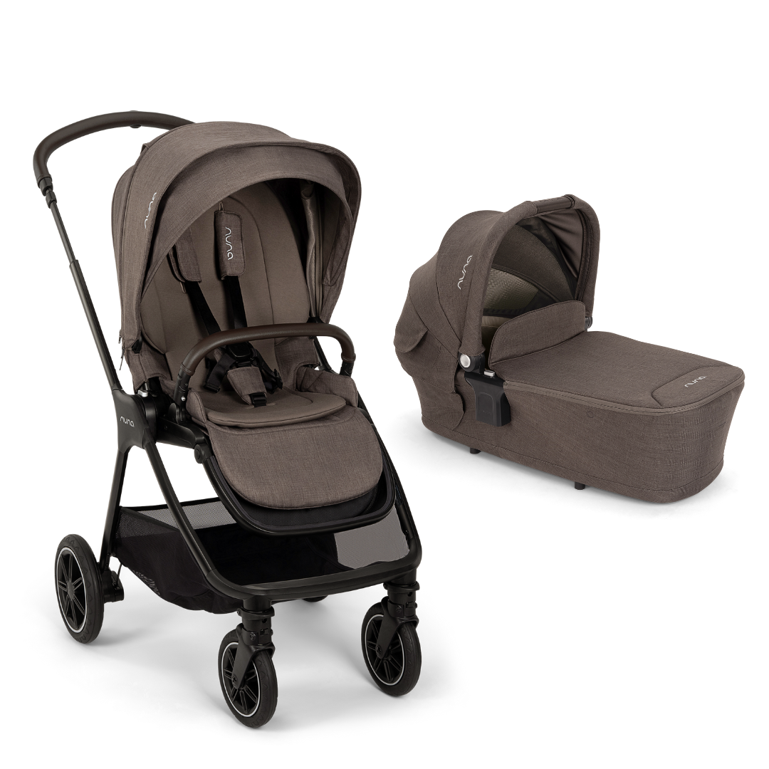 Nuna - Set carucior compact TRIV next 2 in 1 Chestnut - gogobaby.ro