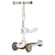 Trotineta, Lionelo, Franky, Multifunctionala, Pliabila, Pana la 50 kg, Bicicleta cu 3 roti si trotineta de echilibru, Ghidon reglabil, Sezut detasabil, Roti cu LED, Conform cu EN71, EN62115, 12 luni+, Bej