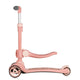 Trotineta, Lionelo, Franky, Multifunctionala, Pliabila, Pana la 50 kg, Bicicleta cu 3 roti si trotineta de echilibru, Ghidon reglabil, Sezut detasabil, Roti cu LED, Conform cu EN71, EN62115, 12 luni+, Roz