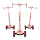 Trotineta, Lionelo, Franky, Multifunctionala, Pliabila, Pana la 50 kg, Bicicleta cu 3 roti si trotineta de echilibru, Ghidon reglabil, Sezut detasabil, Roti cu LED, Conform cu EN71, EN62115, 12 luni+, Roz