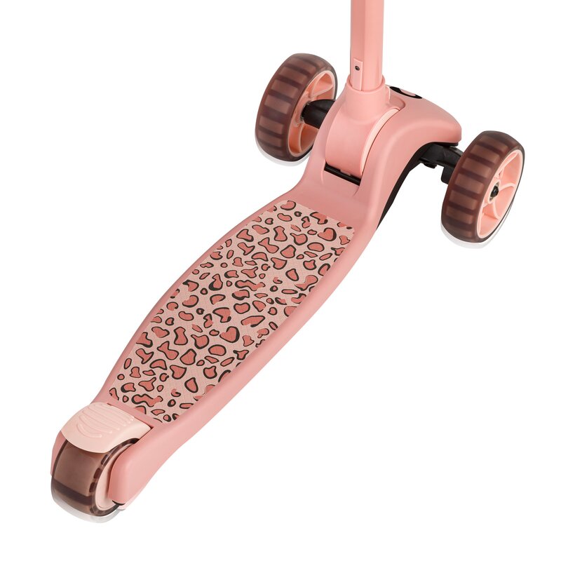 Trotineta, Lionelo, Franky, Multifunctionala, Pliabila, Pana la 50 kg, Bicicleta cu 3 roti si trotineta de echilibru, Ghidon reglabil, Sezut detasabil, Roti cu LED, Conform cu EN71, EN62115, 12 luni+, Roz
