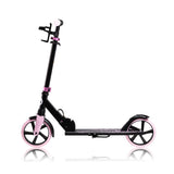 Trotineta, Lionelo, Luca, Pentru copii sau adulti, Ultrapliabila, Pana la 100 Kg, Conform cu standardul european de securitate EN14619, Roz