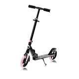 Trotineta, Lionelo, Luca, Pentru copii sau adulti, Ultrapliabila, Pana la 100 Kg, Conform cu standardul european de securitate EN14619, Roz