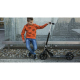 Trotineta, Lionelo, Luca, Pentru copii sau adulti, Ultrapliabila, Pana la 100 Kg, Conform cu standardul european de securitate EN14619, Roz
