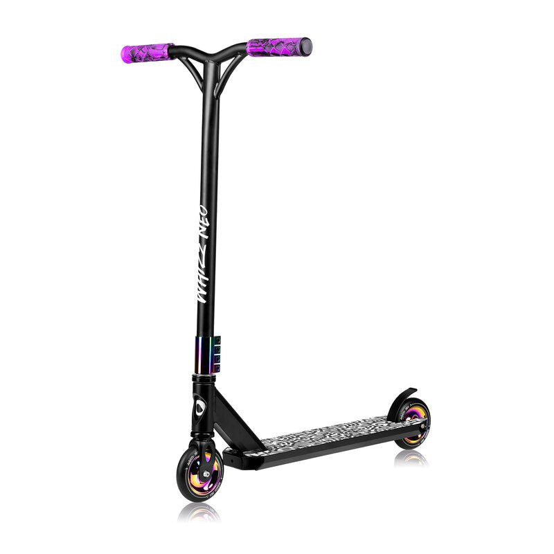 Trotineta, Lionelo, Whizz, Pentru Acrobatii, Rulmenti ABEC-9, Sistemul de compresie IHC 9, 20 - 100 kg, Conform cu standardul european de securitate EN14619, Multicolor - gogobaby.ro