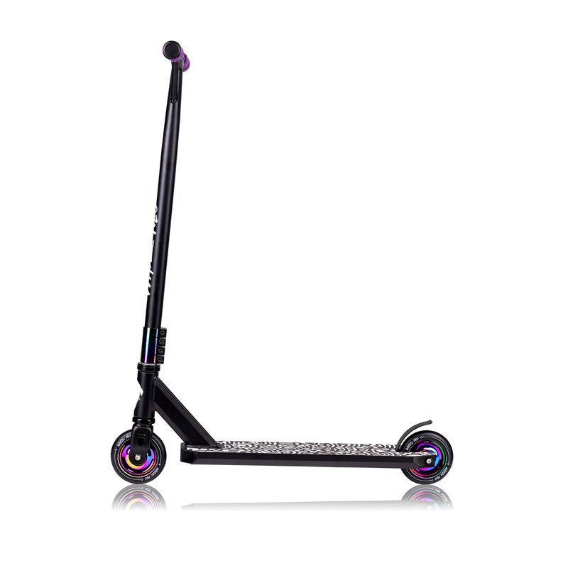 Trotineta, Lionelo, Whizz, Pentru Acrobatii, Rulmenti ABEC-9, Sistemul de compresie IHC 9, 20 - 100 kg, Conform cu standardul european de securitate EN14619, Multicolor - gogobaby.ro