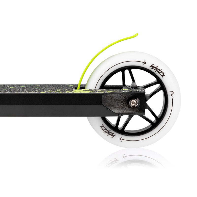 Trotineta, Lionelo, Whizz, Pentru Acrobatii, Rulmenti ABEC-9, 20 - 100 kg, Cadru din aluminiu, Usoara, 3.5 kg, Verde/Negru