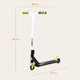 Trotineta, Lionelo, Whizz, Pentru Acrobatii, Rulmenti ABEC-9, Sistemul de compresie IHC 9, 20 - 100 kg, Conform cu standardul european de securitate EN14619, Verde/Negru