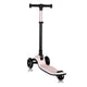 Trotineta pentru copii, Lionelo, Mey, Ultrapliabila, Cu lumini si cosulet, Maner ajustabil pe inaltime, 3 ani+, Pana la 50 Kg, Ultra usor, 2.8 kg, Conform cu standardul EN71-1/2/3, Certificata Intertek, Roz