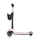 Trotineta pentru copii, Lionelo, Mey, Ultrapliabila, Cu lumini si cosulet, Maner ajustabil pe inaltime, 3 ani+, Pana la 50 Kg, Ultra usor, 2.8 kg, Conform cu standardul EN71-1/2/3, Certificata Intertek, Roz