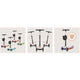 Trotineta pentru copii, Lionelo, Mey, Ultrapliabila, Cu lumini si cosulet, Maner ajustabil pe inaltime, 3 ani+, Pana la 50 Kg, Ultra usor, 2.8 kg, Conform cu standardul EN71-1/2/3, Certificata Intertek, Roz