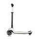Trotineta pentru copii, Lionelo, Mey, Ultrapliabila, Cu lumini si cosulet, Maner ajustabil pe inaltime, 3 ani+, Pana la 50 Kg, Ultra usor, 2.8 kg, Conform cu standardul EN71-1/2/3, Certificata Intertek, Bej