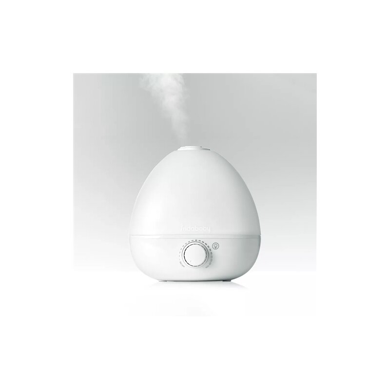 Umidificator, Fridababy, BreatheFrida, Cu ultrasunete 3 in 1, Ultra silentios, Include difuzor de uleiuri esentiale si lumina de veghe, Cu oprire automata, Rezervor BPA Free, Alb - gogobaby.ro