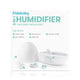 Umidificator, Fridababy, BreatheFrida, Cu ultrasunete 3 in 1, Ultra silentios, Include difuzor de uleiuri esentiale si lumina de veghe, Cu oprire automata, Rezervor BPA Free, Alb