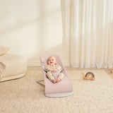 BabyBjorn - Balansoar Bliss Light Pink din tesatura melange cu aspect Clasic