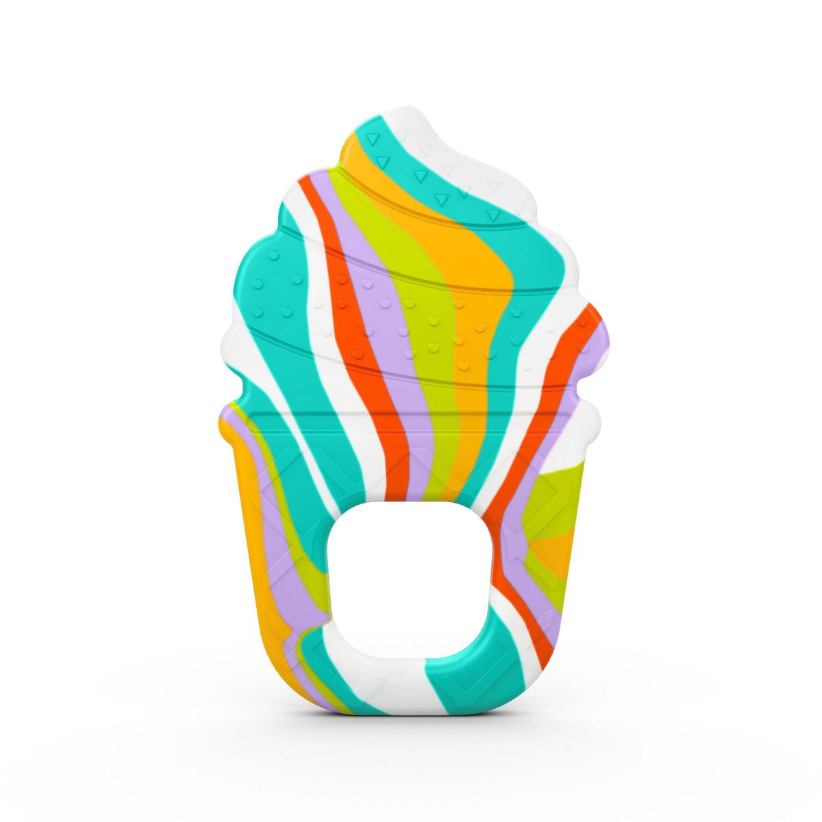 Bright Starts - Jucarie de dentitie inghetata Soothing Soft Serve - gogobaby.ro
