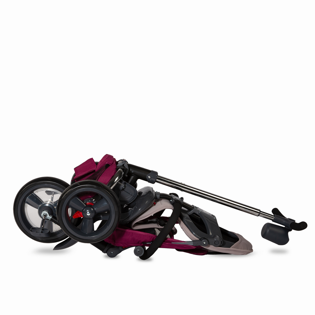 Tricicleta multifunctionala 4in1 cu sezut reversibil Coccolle Velo Violet - gogobaby.ro