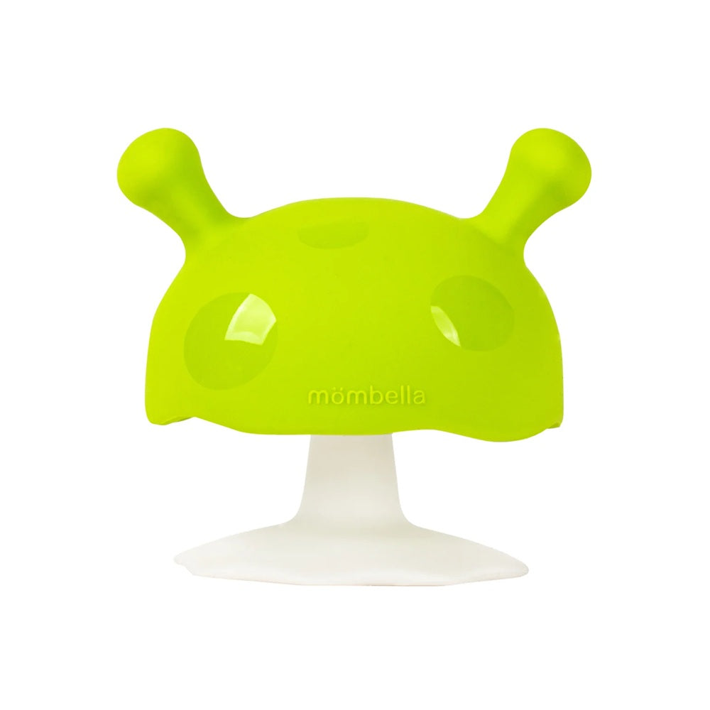 Inel Gingival Din Silicon, Mombella, Ciupercuta Verde - gogobaby.ro