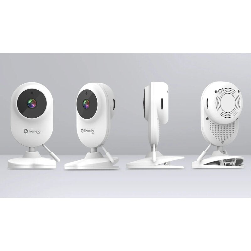 Video monitor, Lionelo, Babyline 3.2, Full HD, Comunicare bidirectionala, 2.8 inch, Cu sunete si mod de noapte, Cu 5 niveluri de detectare a sunetului, Alb