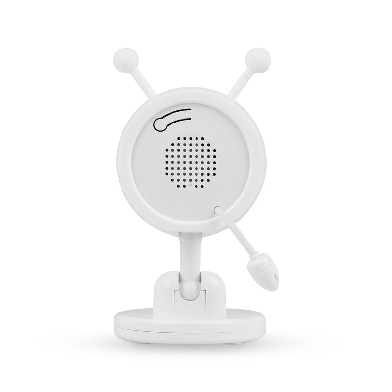 Video monitor, Lionelo, Babyline 3.4, Ecran LCD de 3.5 inch, Raza de actiune pana la 300 m, Conectare 4 camere, Autonomie 8 h, Lampa RGB incorporata, Cantece de leagan, Zoom 4X, Mod nocturn, Alb