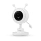 Video monitor, Lionelo, Babyline 3.4, Ecran LCD de 3.5 inch, Raza de actiune pana la 300 m, Conectare 4 camere, Autonomie 8 h, Lampa RGB incorporata, Cantece de leagan, Zoom 4X, Mod nocturn, Alb