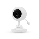 Video monitor, Lionelo, Babyline 3.4, Ecran LCD de 3.5 inch, Raza de actiune pana la 300 m, Conectare 4 camere, Autonomie 8 h, Lampa RGB incorporata, Cantece de leagan, Zoom 4X, Mod nocturn, Alb