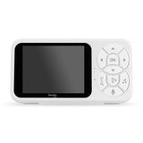 Video monitor, Lionelo, Babyline 3.4, Ecran LCD de 3.5 inch, Raza de actiune pana la 300 m, Conectare 4 camere, Autonomie 8 h, Lampa RGB incorporata, Cantece de leagan, Zoom 4X, Mod nocturn, Alb