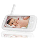 Video monitor, Lionelo, Babyline 9.1, Conexiune prin aplicatia Lionelo Smart, Pana la 8h de functionare, Comunicare bidirectionala, Cu senzor de miscare si sunete, Alb