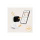 Video monitor, Lionelo, Babyline Go, Cu aplicatia dedicata Lionelo Smart, Mod de noapte 8m, Cu functie de iluminare, Pana la 5h functionare wireless, Comunicare bidirectionala, Rotatie 180 grade, Alb