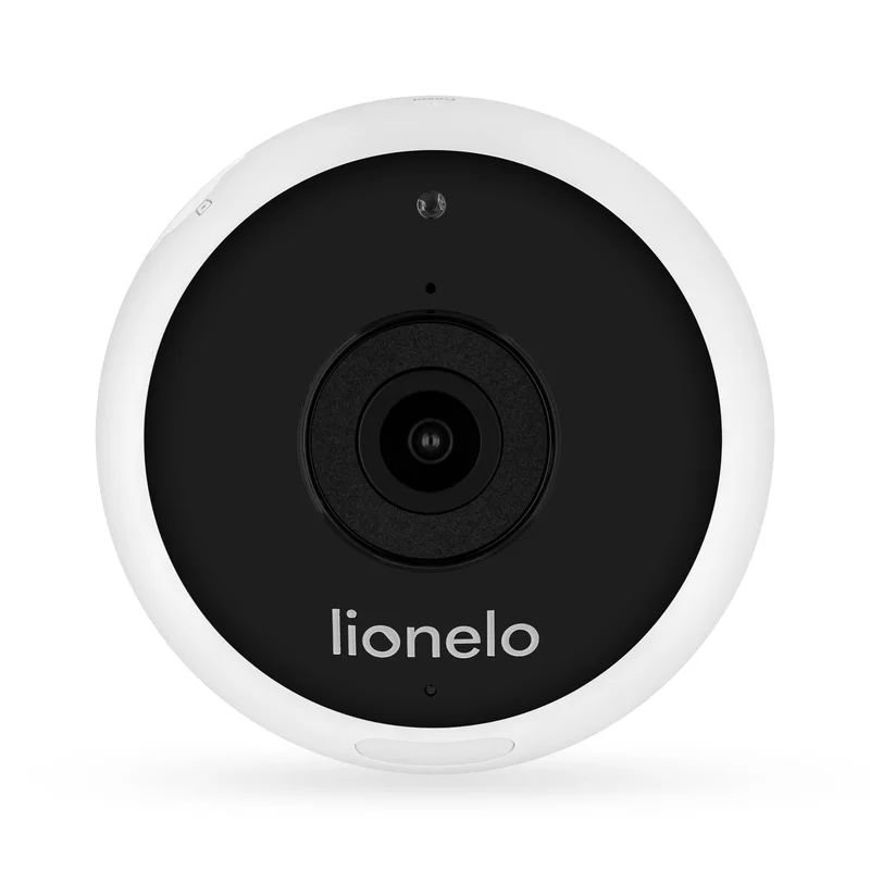 Video monitor Lionelo Babyline Smart 2.0, camera WiFi Full HD 1080p, aplicatie Lionelo Smart, comunicare bidirectionala, senzor temperatura, Alb