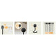 Video monitor, Lionelo, Babyline Smart, Cu aplicatie Smart Life, Cablu USB, Conexiune Wifi, Comunicare bidirectionala, Senzor de temperatura, Negru