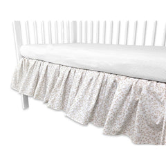 Volanas pentru saltea de patut, MimiNu, Premium, 120x60 cm, Din bumbac certificat Oeko Tex Standard 100, Meadow
