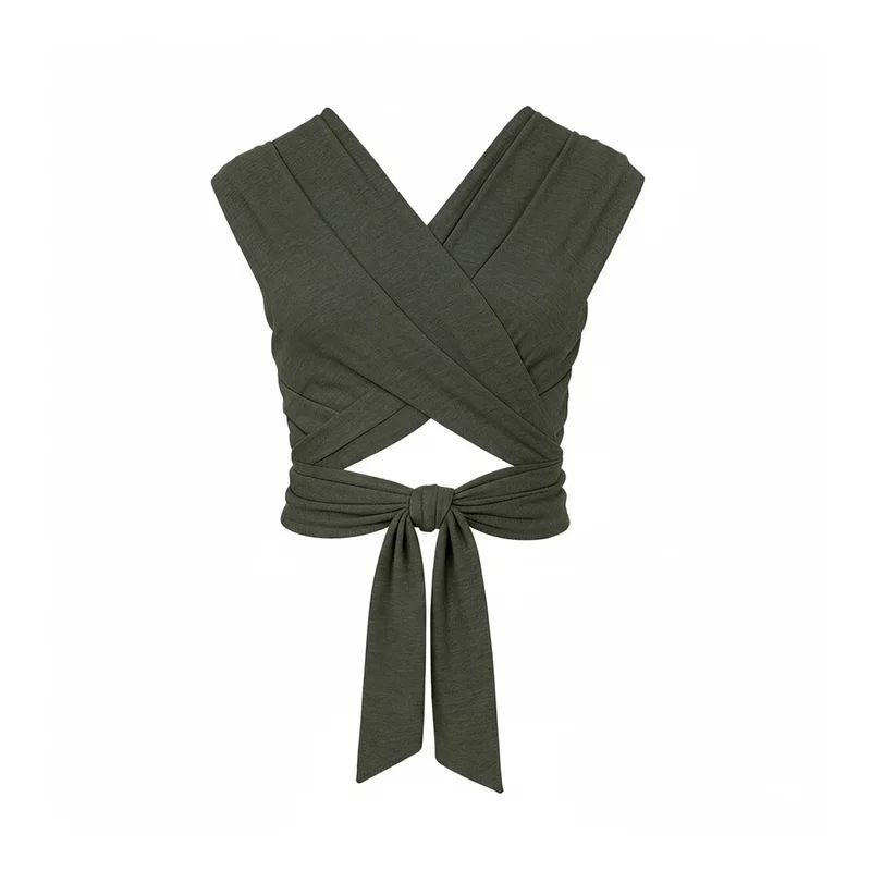 Wrap bebe, Jane, Cocoon, Ergonomic, De la nastere pana la 20 Kg, Cu multiple pozitii de purtare, Botanic