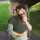 Wrap bebe, Jane, Cocoon, Ergonomic, De la nastere pana la 20 Kg, Cu multiple pozitii de purtare, Botanic