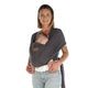 Wrap bebe, Jane, Cocoon, Ergonomic, De la nastere pana la 20 Kg, Cu multiple pozitii de purtare, Grey Land
