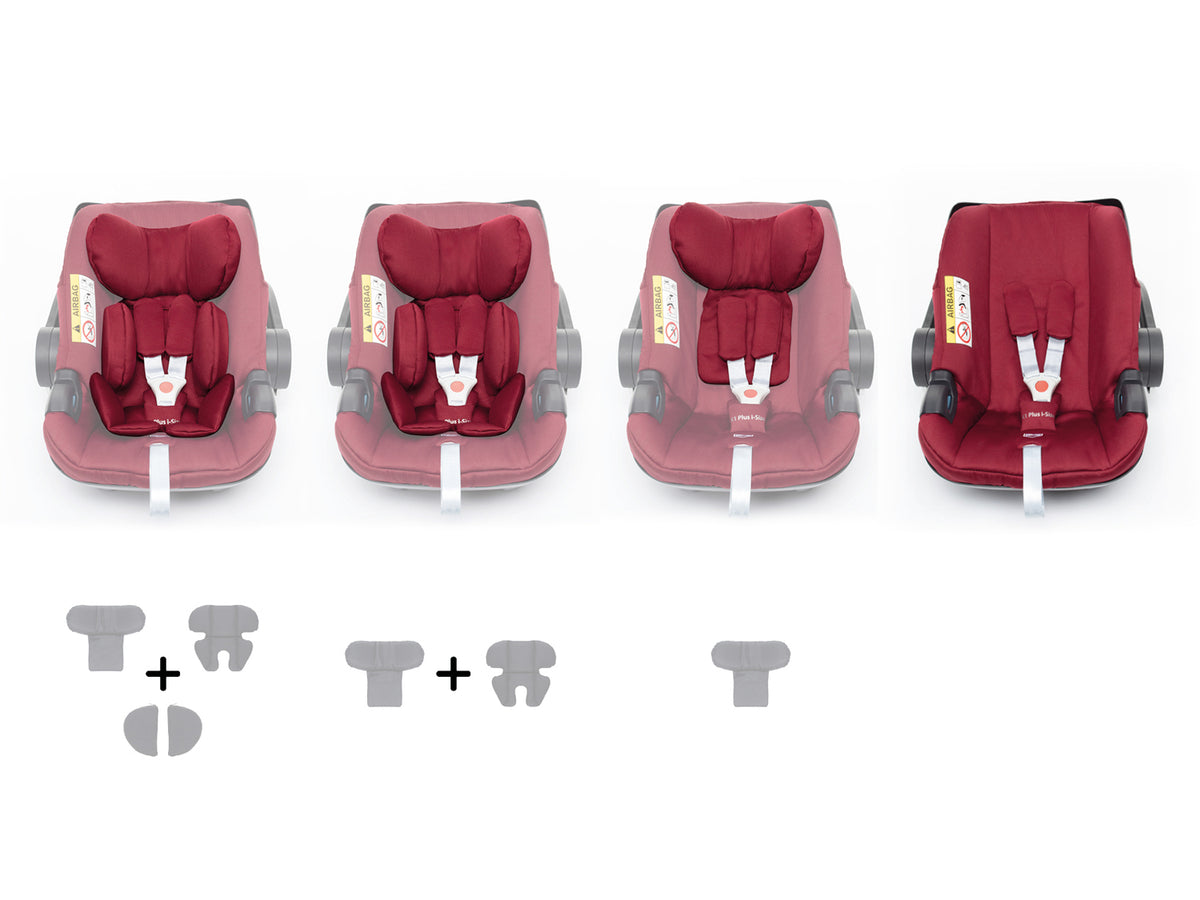ZOPA - Scoica auto i-size X1 Plus Bordo Red, nastere - 80 cm - gogobaby.ro
