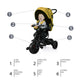 ZOPA - Tricicleta 6 moduri de utilizare Citi Trike Curry Yellow