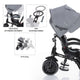 ZOPA - Tricicleta 6 moduri de utilizare Citi Trike Curry Yellow