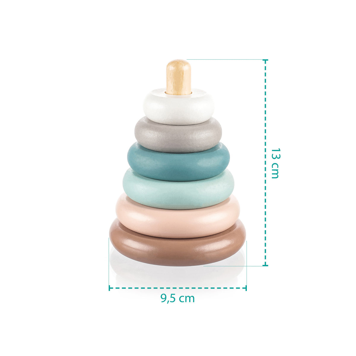 ZOPA - Jucarie Turnul Inelelor Blue - gogobaby.ro