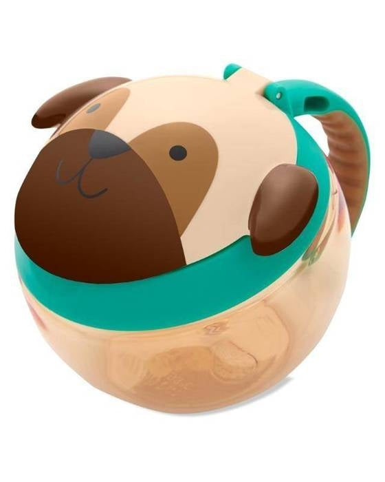 Skip Hop Cana pentru gustari Zoo - Catelus Pug - gogobaby.ro